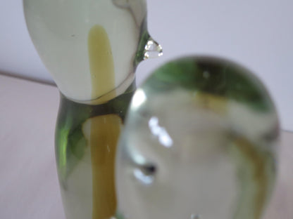 Two Antonio da Ros Cenedese Murano Glass Sculpture Penguins