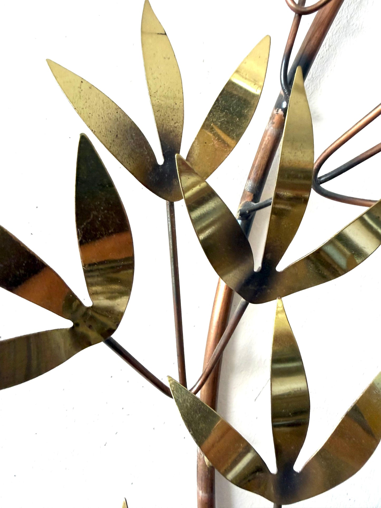 Frisman Vintage A Signed Vintage Curtis Jere Tree Branch Sculpture Butterflies 1983