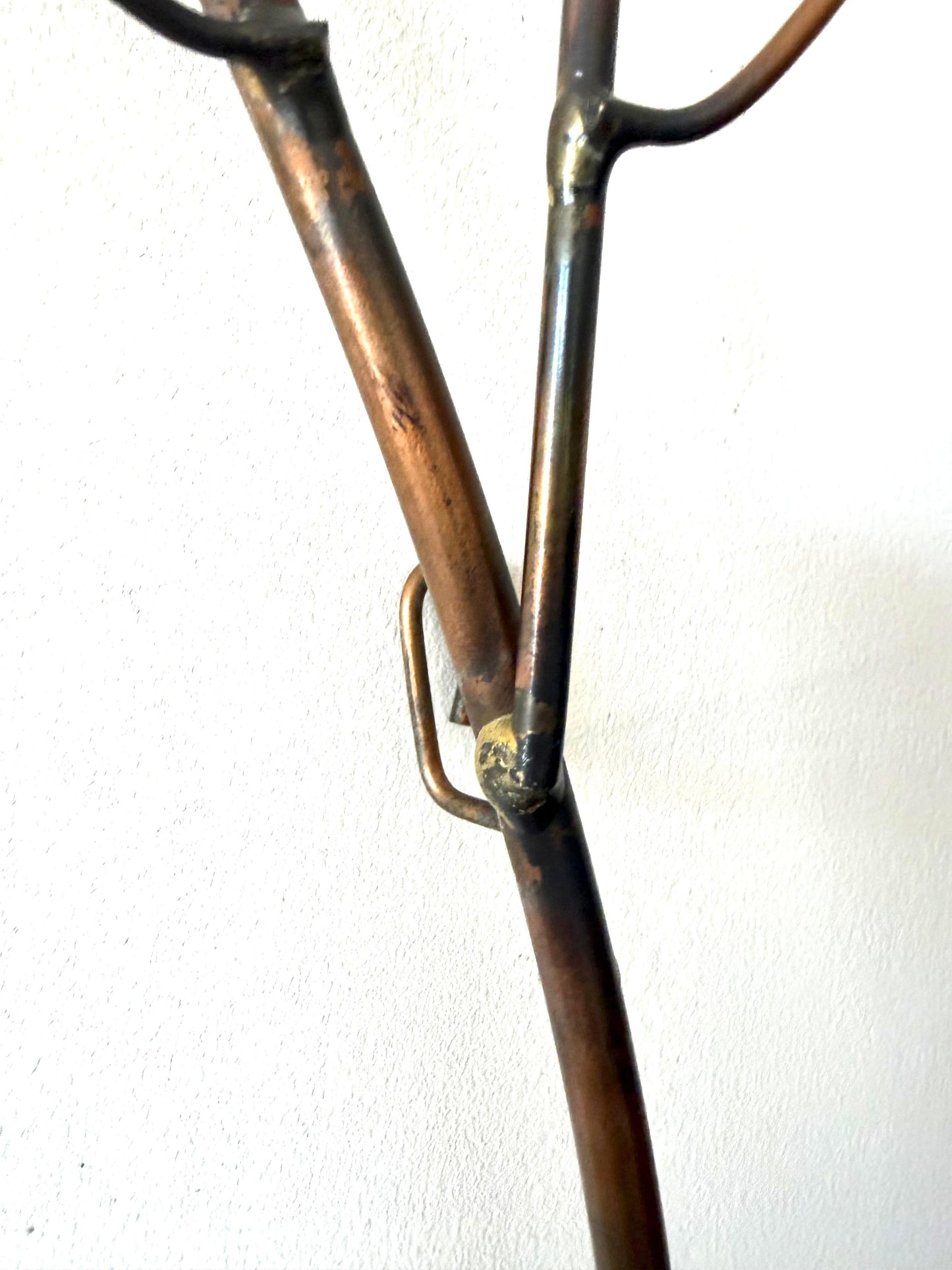 Frisman Vintage A Signed Vintage Curtis Jere Tree Branch Sculpture Butterflies 1983