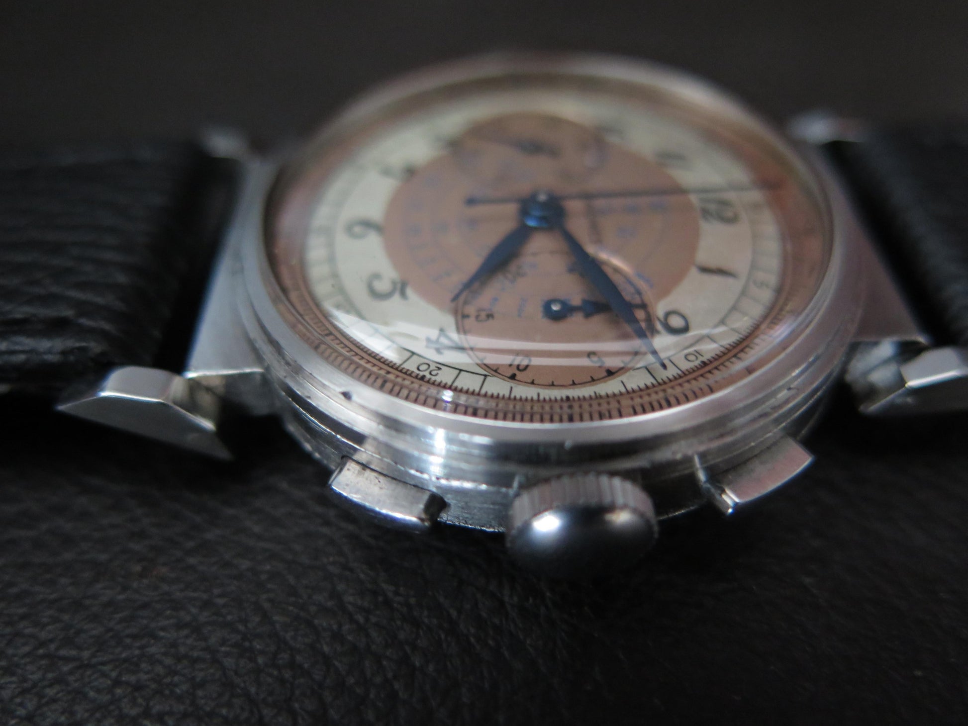 Frisman Vintage A Classic Longines Chronograph Stainless Steel 13ZN Telemeter Scale ca' 1930's