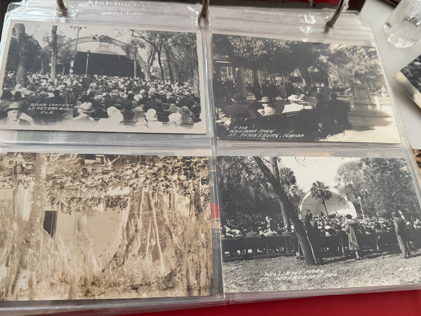 Frisman Vintage St.Petersburg Florida Vintage Postcard Album 300+ Linens Photos 1930's