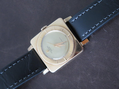 Frisman Vintage Universal Geneve Pink Gold Bumper Automatic Watch