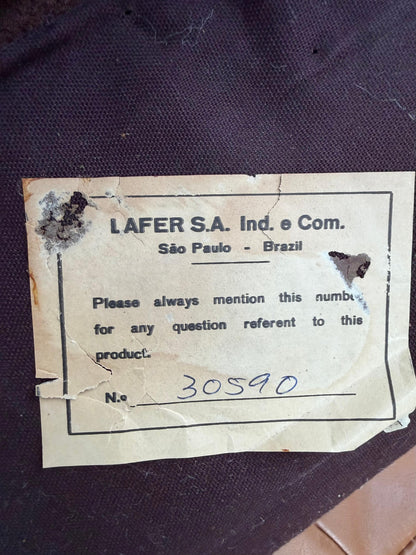 Frisman Vintage Percival Lafer Leather Patchwork Modular Sofas ca' 1960's Living Room