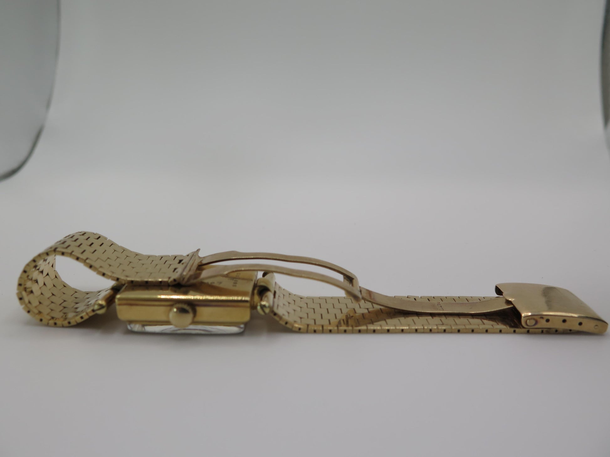 Frisman Vintage Cartier Tank ca' 1940's With Gold Bracelet