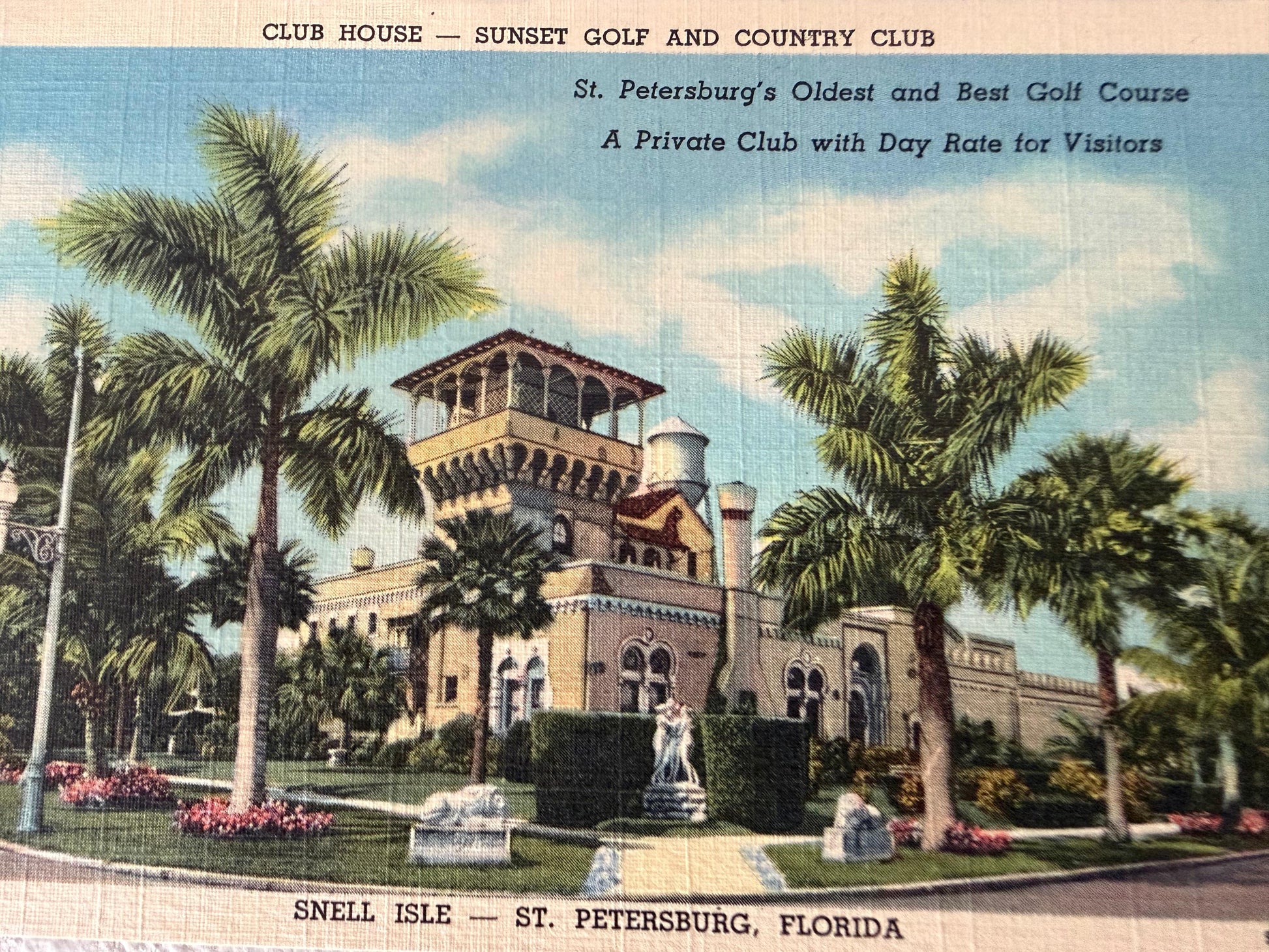 Frisman Vintage St.Petersburg Florida Vintage Postcard Album 300+ Linens Photos 1930's