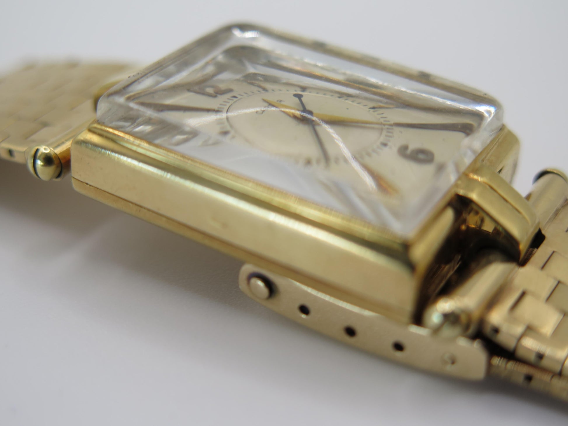 Frisman Vintage Cartier Tank Watch ca' 1940's With Gold Bracelet