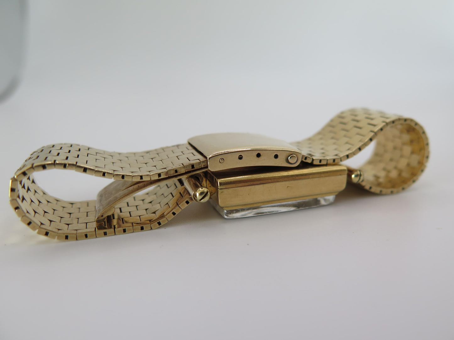 Frisman Vintage Cartier Tank Watch ca' 1940's With Gold Bracelet