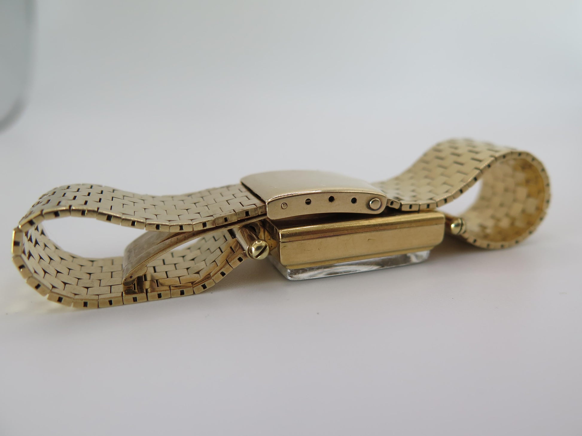 Frisman Vintage Cartier Tank Watch ca' 1940's With Gold Bracelet