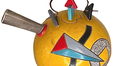 Frisman Vintage 80s Post Modern Memphis Design Handmade Marilee Hall Abstract Art Teapot Signed