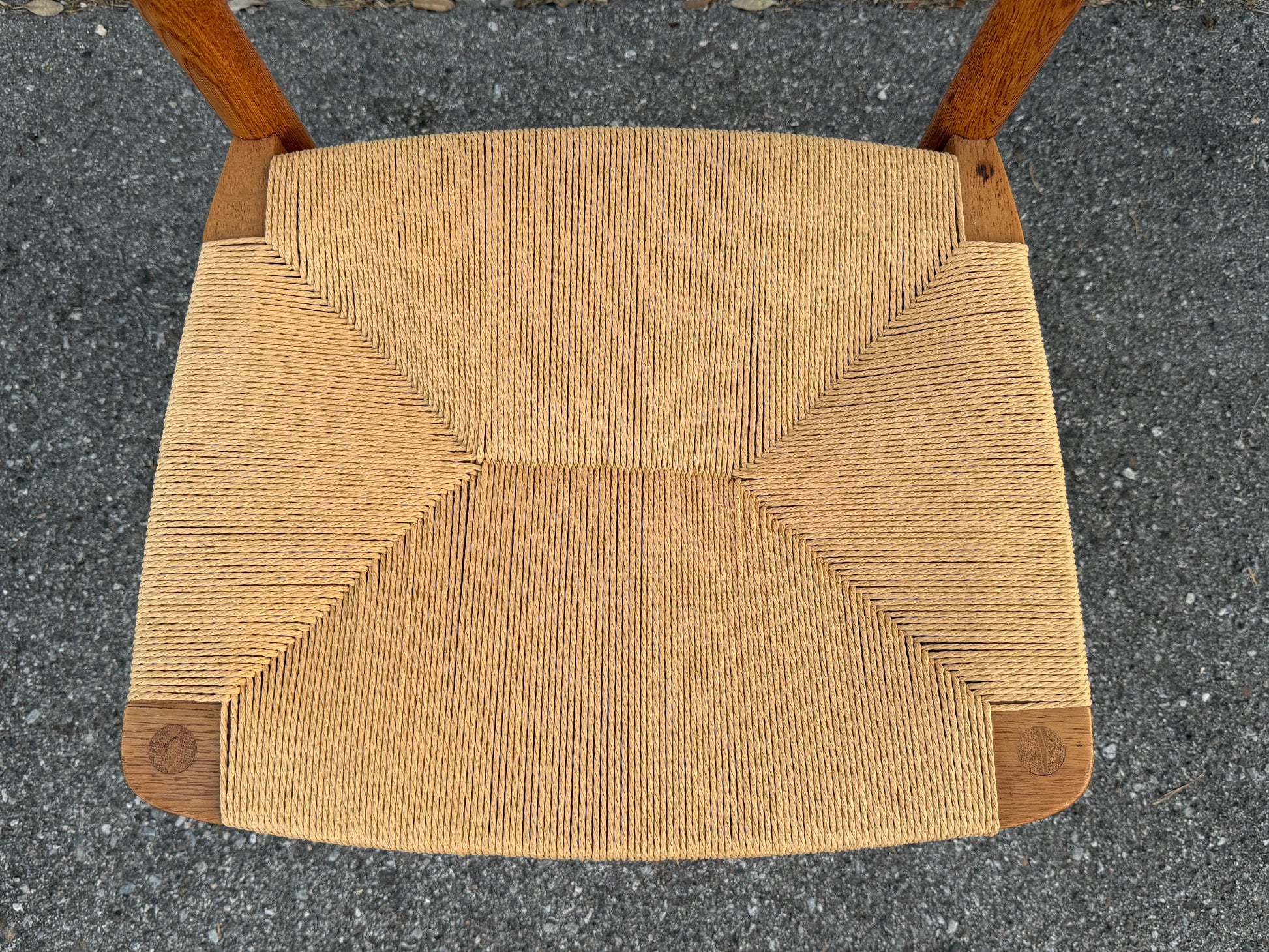 Frisman Vintage Classic Børge Mogensen Oak and Papercord Chair ca' 1950's