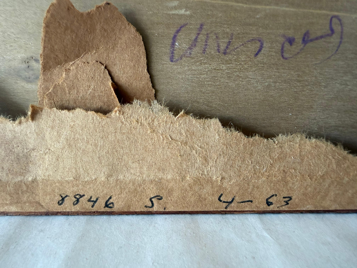 Frisman Vintage Unusual Clown Painting By Jane Shriberg 1963