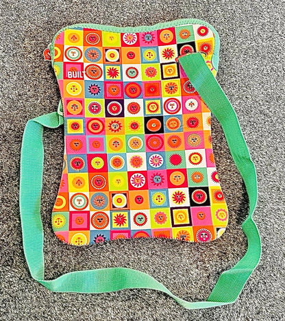 Frisman Vintage Alexander Girard Lic. Iconic Sun Design Shoulder Satchel Bag and Laptop Holder