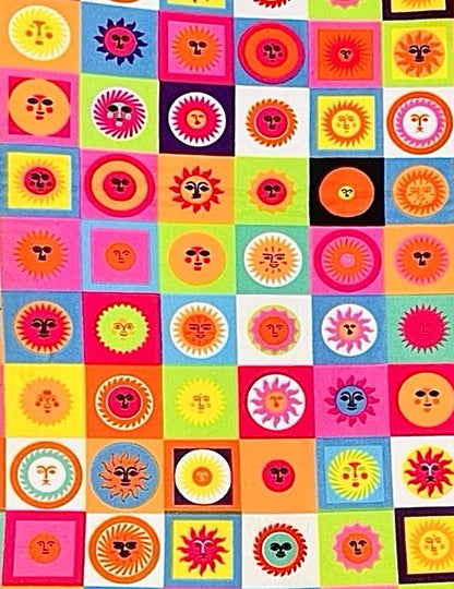 Frisman Vintage Alexander Girard Lic. Iconic Sun Design Shoulder Satchel Bag and Laptop Holder