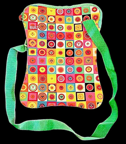 Frisman Vintage Alexander Girard Lic. Iconic Sun Design Shoulder Satchel Bag and Laptop Holder