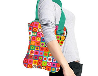 Frisman Vintage Alexander Girard Lic. Iconic Sun Design Shoulder Satchel Bag and Laptop Holder