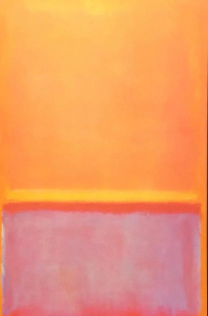 Frisman Vintage Vtg Mark Rothko MCM 1987 Abstract Lithograph Tate Gallery Exhibition Poster OOP