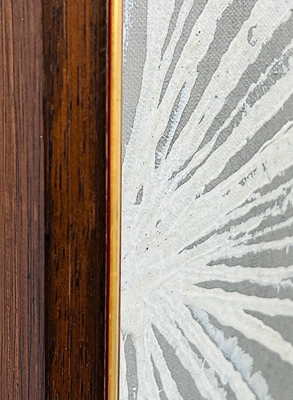 Frisman Vintage Rare Mid Century Modern Robert McCaine Cubist Color Block Dandelion Painting