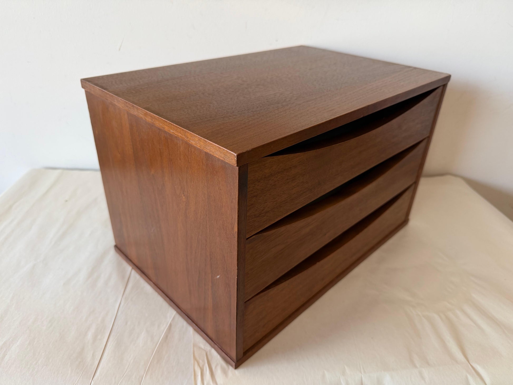 Frisman Vintage Miniature Chest Organizer Danish Teak Vodder ca' 1960's