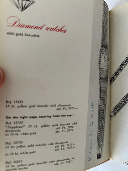 Frisman Vintage Rare Omega Watch Company 88 Page Catalog 1960