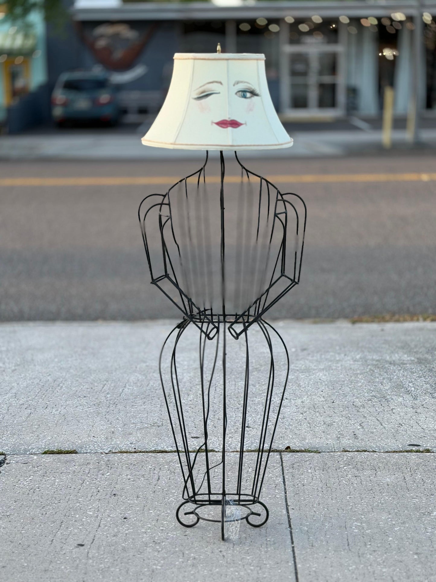 Frisman Vintage A Vintage John Risley Figural 'Mannequin' Floor Lamp, ca'1960s