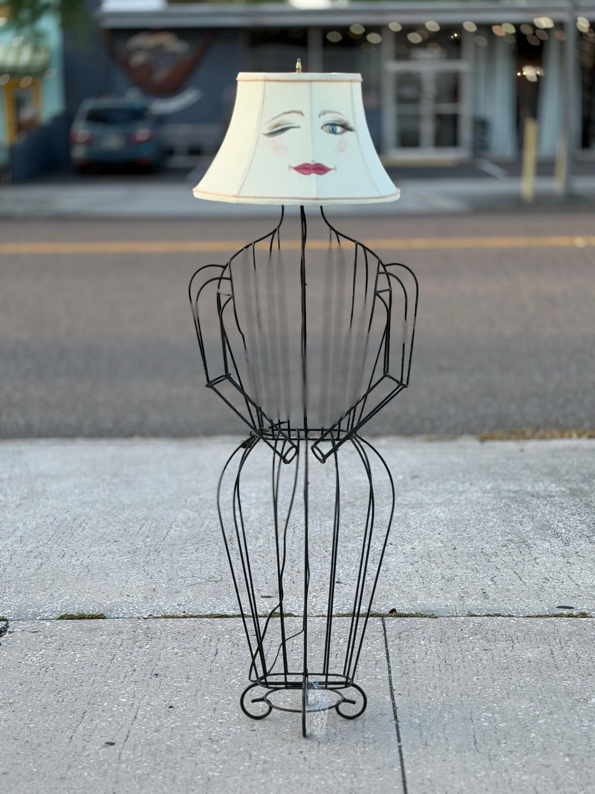 Frisman Vintage A Vintage John Risley Figural 'Mannequin' Floor Lamp, ca'1960s