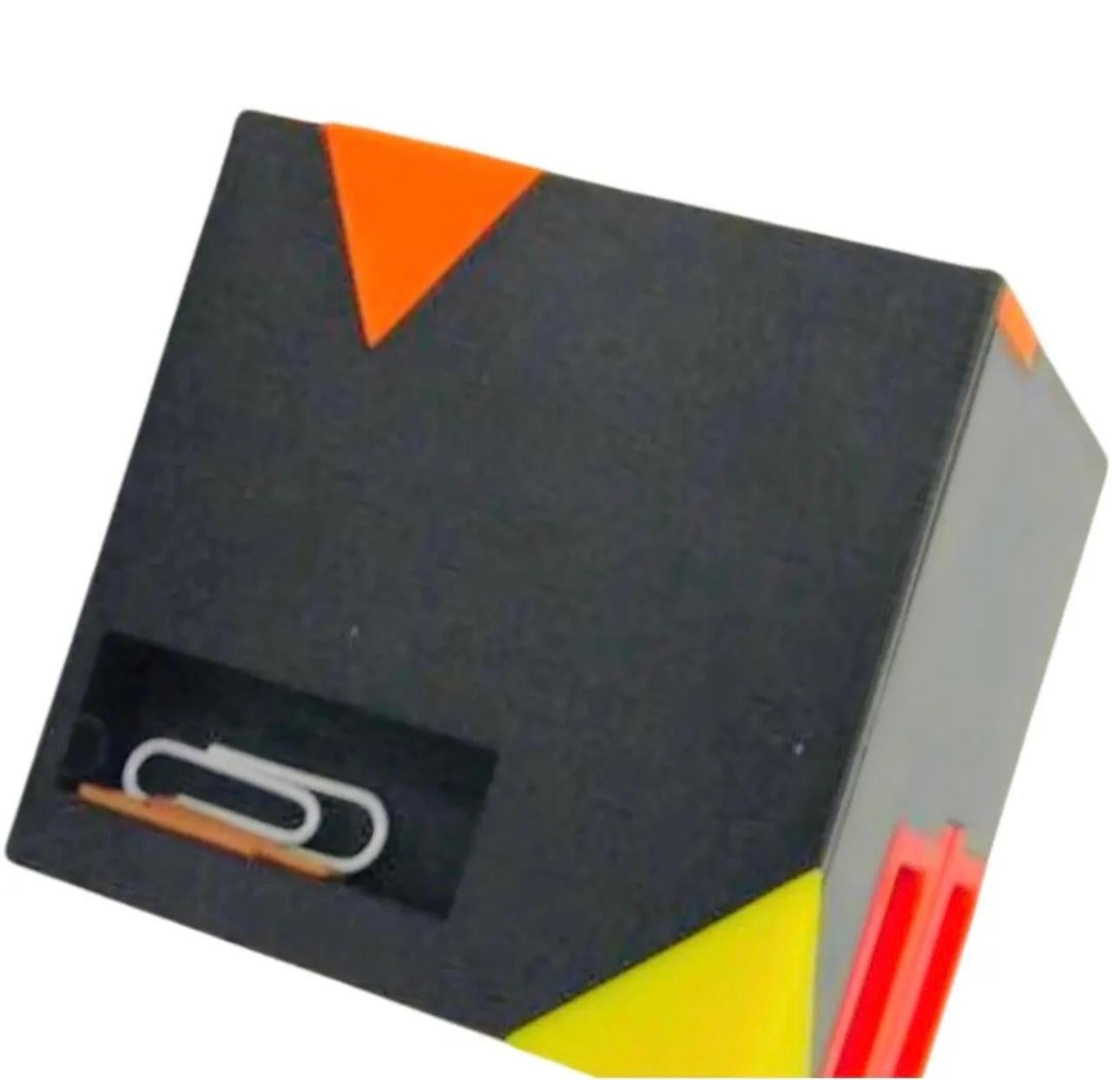 Frisman Vintage 1980's Postmodern Memphis Design George Matsumoto Magic Cube Hidden Office