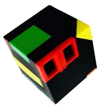 Frisman Vintage 1980's Postmodern Memphis Design George Matsumoto Magic Cube Hidden Office