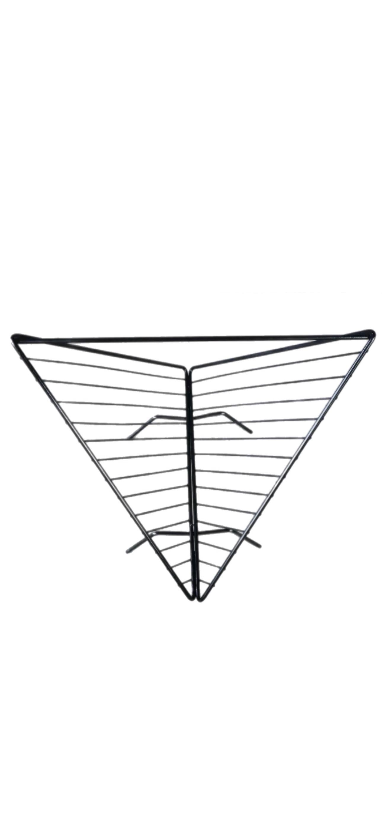 Frisman Vintage WVtg Abstract Mathieu Matégot insp Mid Century Magazine Vinyl Album Holder Rack