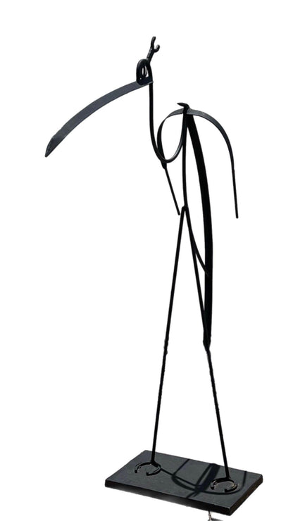 Frisman Vintage Bill Heise att Jere Modern Heron Crane Bird Steel Hand Wrought Outdoor Sculpture