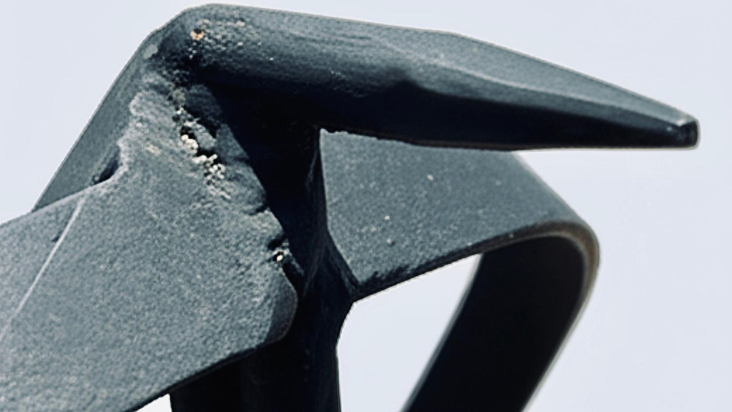 Frisman Vintage Bill Heise att Jere Modern Heron Crane Bird Steel Hand Wrought Outdoor Sculpture
