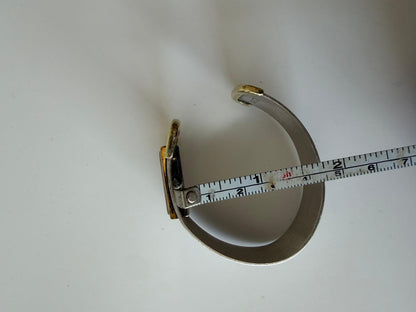Frisman Vintage Longines Cuff Watch Bracelet Sterling Silver ca' 1970's