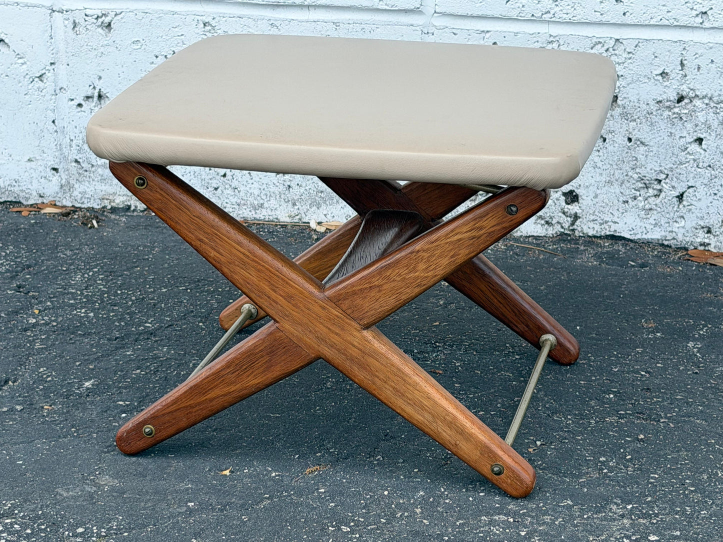 Frisman Vintage Unusual Stool With Adjustable Height Dutch Vintage Design 1960's