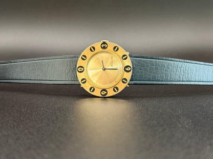 Frisman Vintage Unusual Lecoultre Disco Volante Watch in 14K Gold
