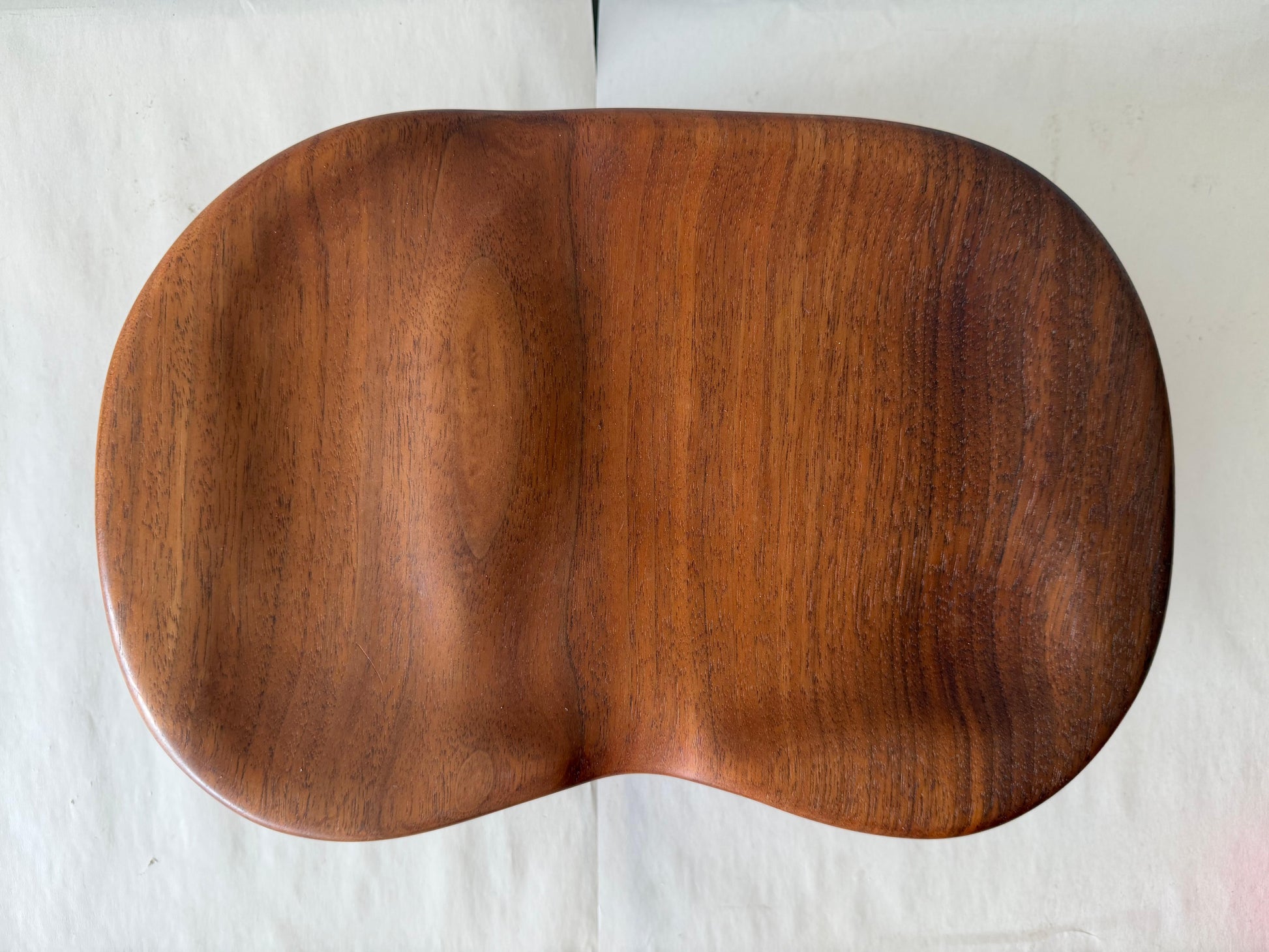 Frisman Vintage Unusual Wood Craft Jewelry Box Walnut Pull Out Drawers ca' 1970's