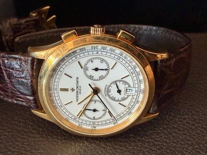 Frisman Vintage Rare Vacheron Constantin 49002 Les Historiques Chronograph ca' 1990's 18k