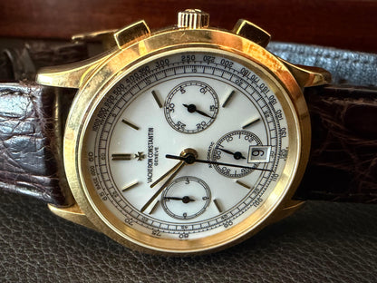 Frisman Vintage Rare Vacheron Constantin 49002 Les Historiques Chronograph ca' 1990's 18k