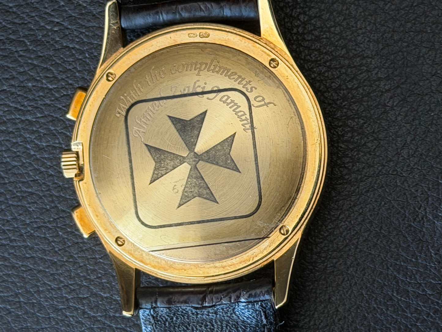 Frisman Vintage Rare Vacheron Constantin 49002 Les Historiques Chronograph ca' 1990's 18k