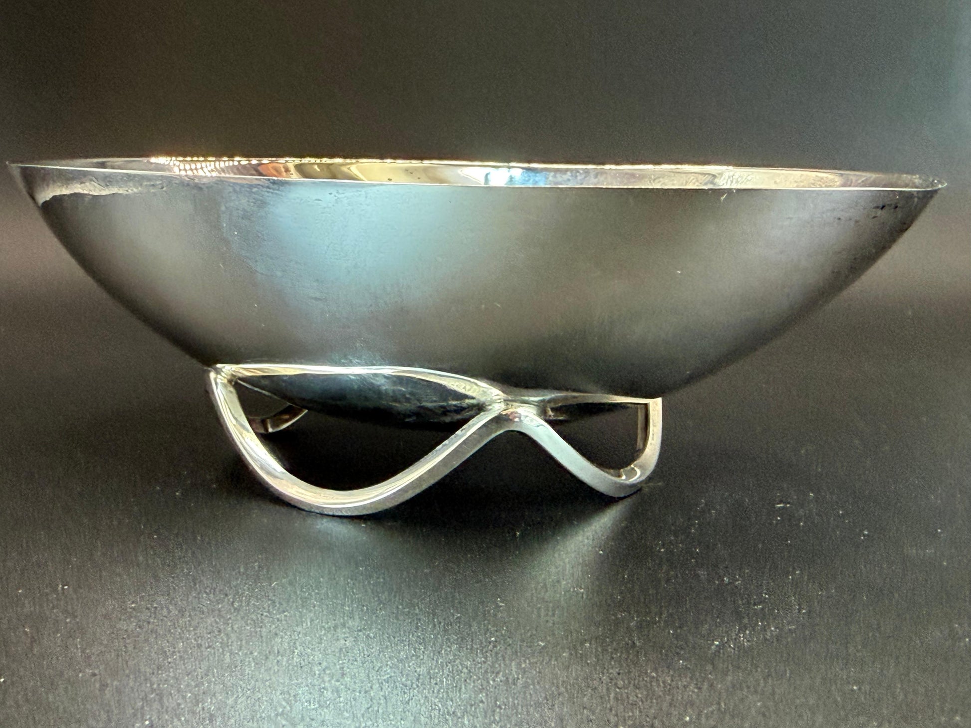 Frisman Vintage Sterling Silver Bowl By Alfredo Sciarrotta ca' 1950's