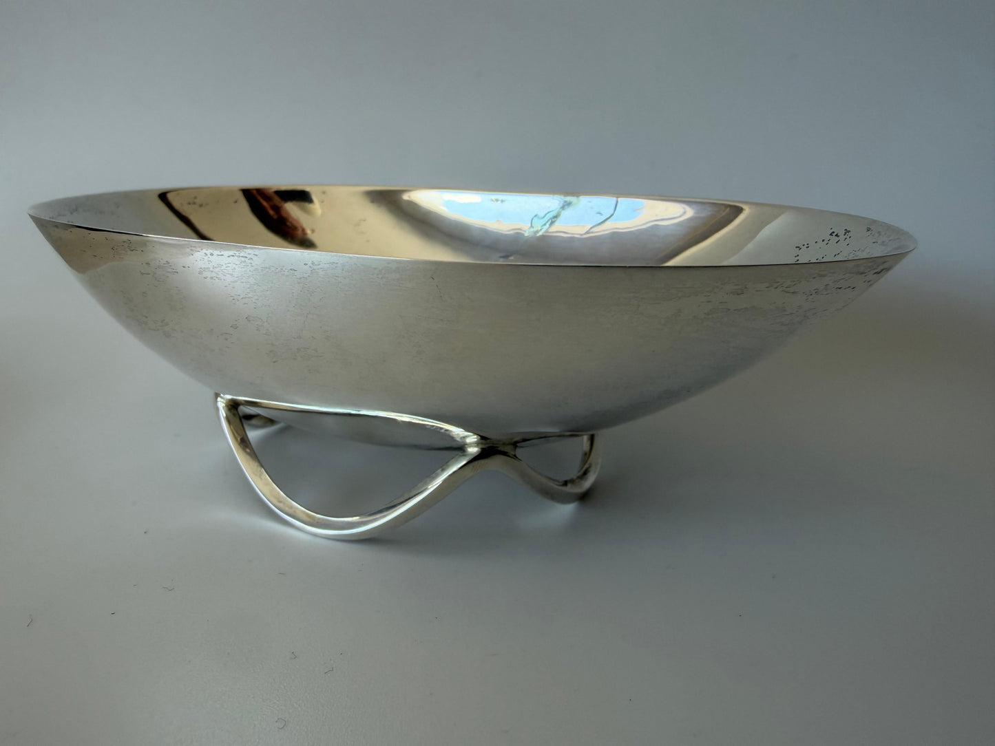 Frisman Vintage Sterling Silver Bowl By Alfredo Sciarrotta ca' 1950's