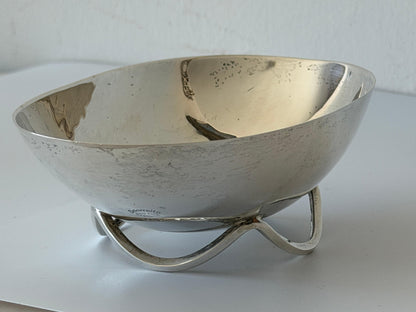 Frisman Vintage Sterling Silver Bowl By Alfredo Sciarrotta ca' 1950's