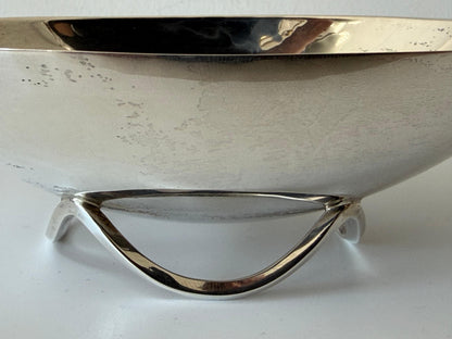Frisman Vintage Sterling Silver Bowl By Alfredo Sciarrotta ca' 1950's