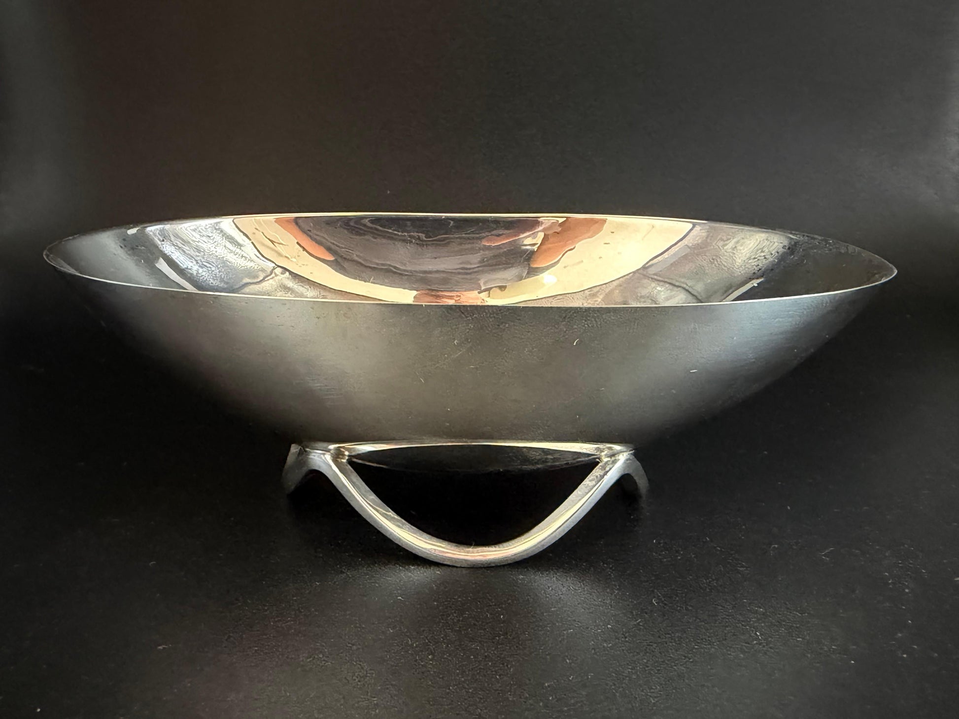 Frisman Vintage Sterling Silver Bowl By Alfredo Sciarrotta ca' 1950's