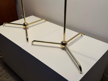 Frisman Vintage A Pair Of Brass Floor Lamps By T.H.Robsjohn-Gibbings Hansen Ca' 1950's