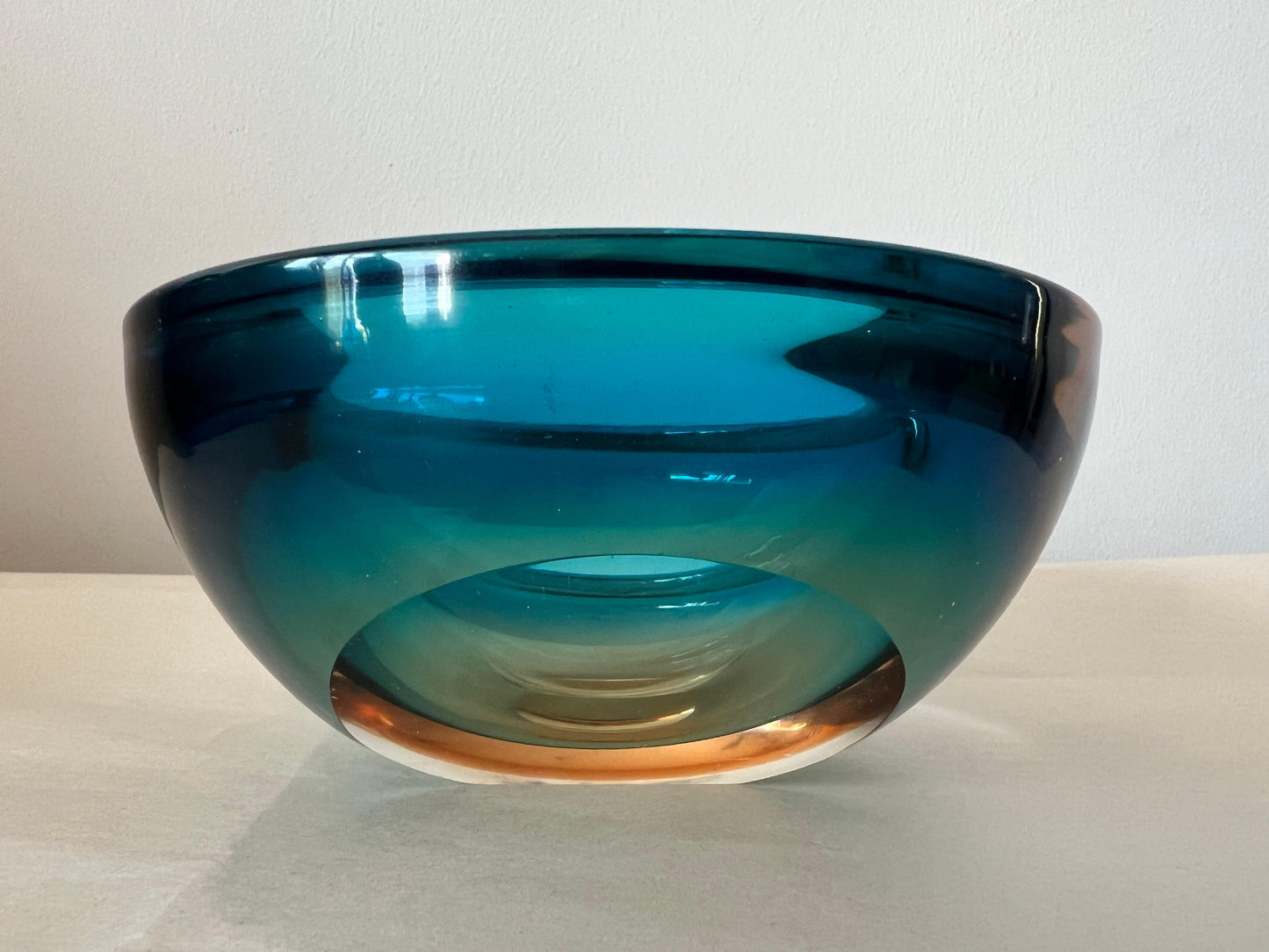 A Murano Glass Bowl ca' 1950's