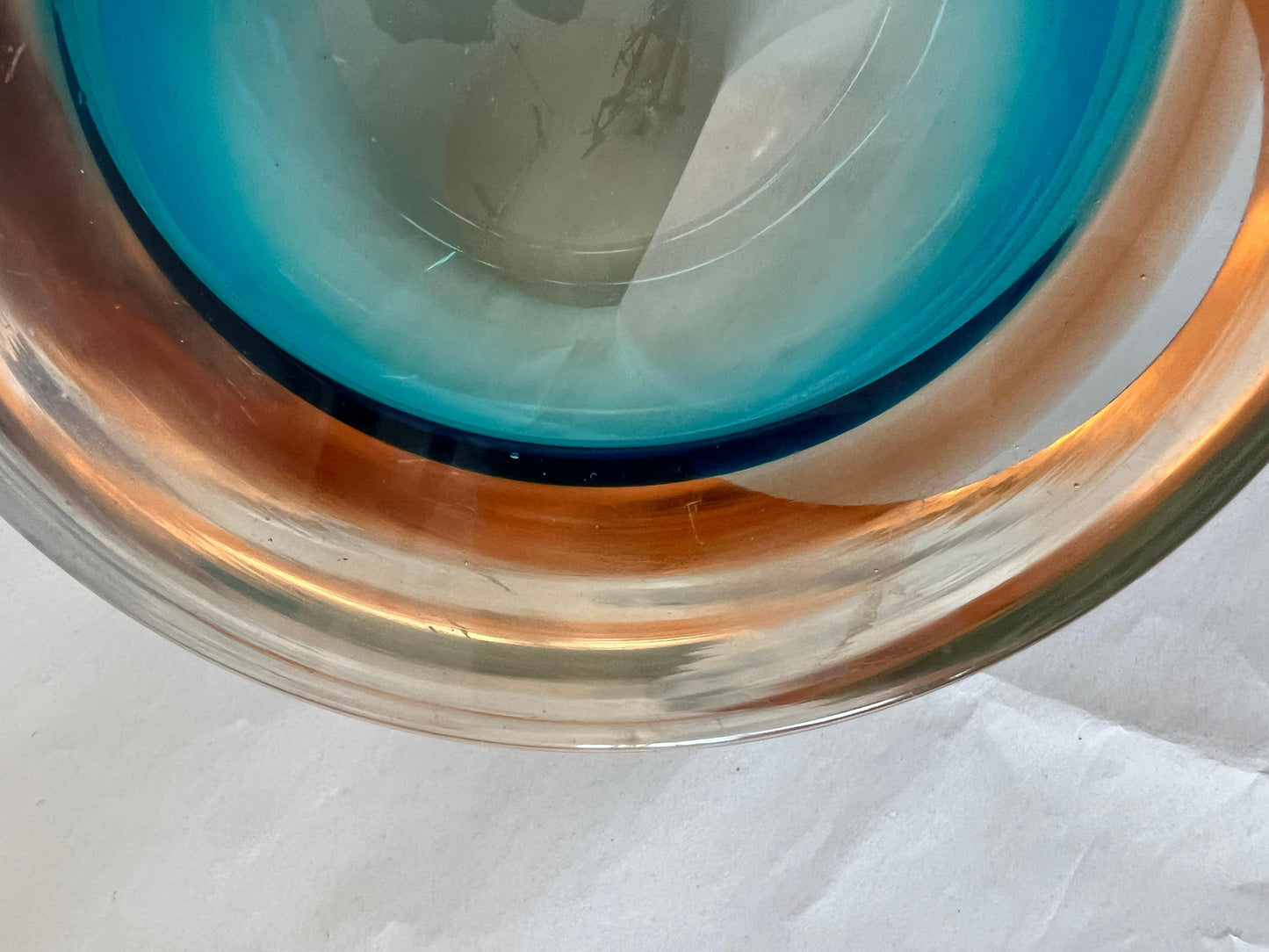 A Murano Glass Bowl ca' 1950's