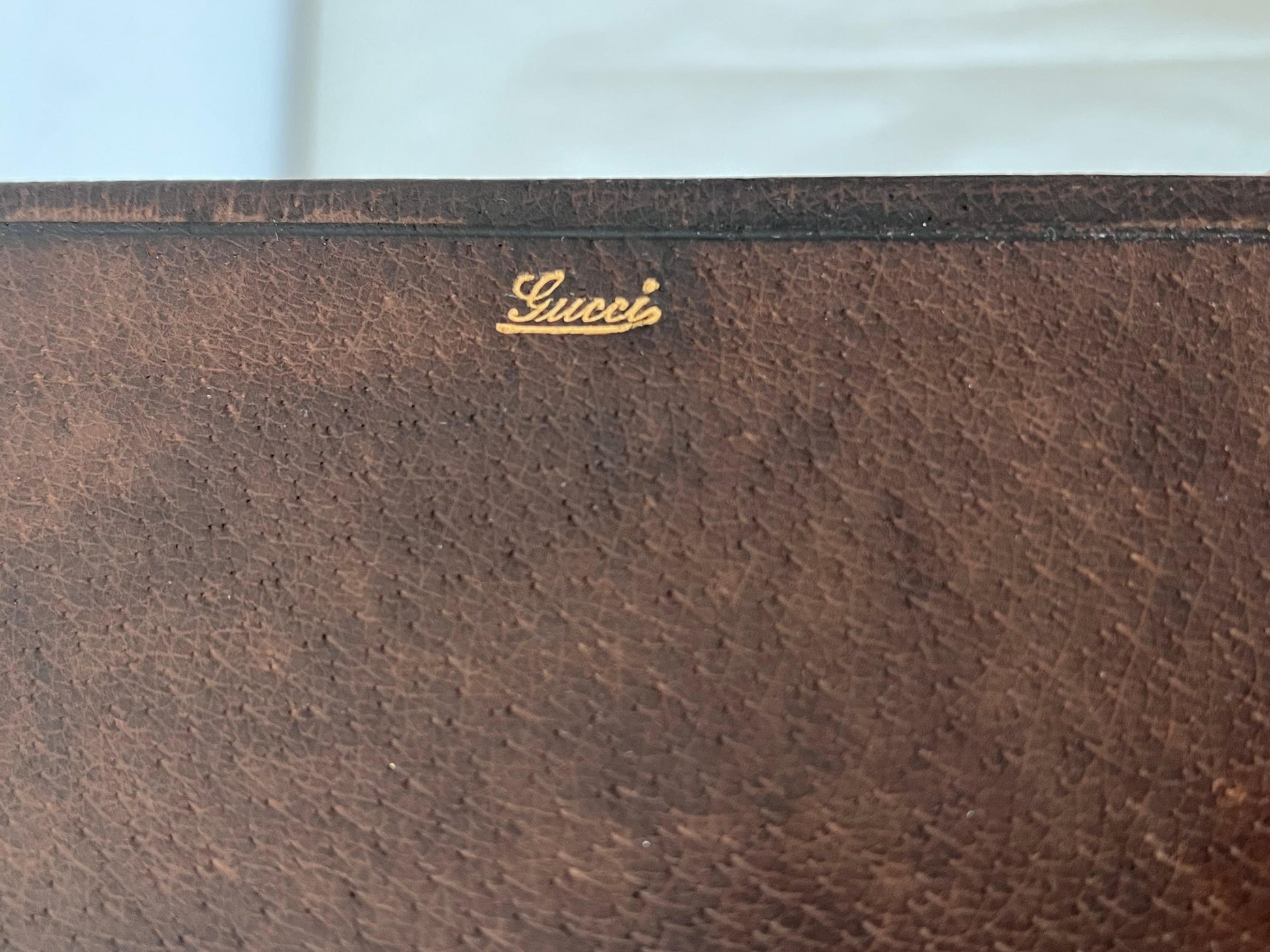 Frisman Vintage A Leather Jewelry Box By Gucci Horsebit ca' 1980's