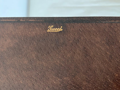Frisman Vintage A Leather Jewelry Box By Gucci Horsebit ca' 1980's