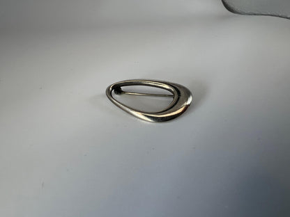 Frisman Vintage Modernist Sterling Brooch By Ronald Pearson