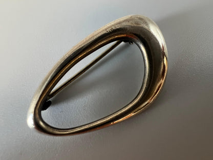 Frisman Vintage Modernist Sterling Brooch By Ronald Pearson