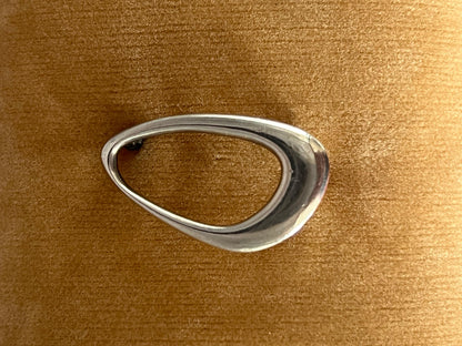 Frisman Vintage Modernist Sterling Brooch By Ronald Pearson